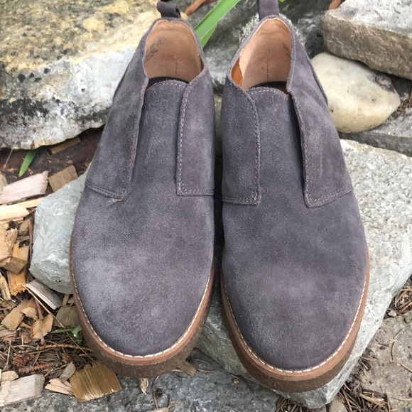 Franco Sarto Slip On Shoes-Gray Suede-EUC - Picture 5 of 17